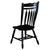 Sunset Trading Black Cherry Selections Aspen Dining Chair | Antique Black | Set of 2  | Fully Assembled