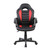 Red Adjustable Height Swivel Rolling Office Chair