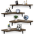 4Packs Corner Floating Shelf Wall Mount 