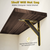 4Packs Corner Floating Shelf Wall Mount 
