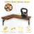 4Packs Corner Floating Shelf Wall Mount 