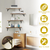 4Packs Corner Floating Shelf Wall Mount 