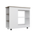 Nigella Kitchen Cart, Two Storage Shelves, Four Casters, Three Side Shelves