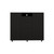 55" Black Wood Two Drawer Dresser