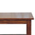 32" Chestnut Solid Wood Floor Shelf Coffee Table With Shelf