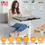 Rolling Laptop Table Portable Computer Desk Movable Table
