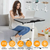 Rolling Laptop Table Portable Computer Desk Movable Table