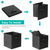 2 Sets Storage Bin Non-Woven Fabric Cube Organizer 