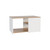 30" White Wood Solid Coffee Table