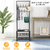 Metal Entryway Coat Shoe Rack Hall Tree