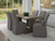 Sunset Trading Newport Slipcovered Dining Chair | Performance Fabric Washable Water-Resistant Stain-Proof | Gray 