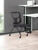 Set of Two Black Adjustable Mesh Rolling Office Chair
