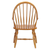 Sunset Trading Oak Selections Windsor Spindleback Dining Chair with Arms | Fully Assembled Kitchen Armchair| Modern Farmhouse Minimalist Country Cottage | Light Oak Solid Wood