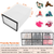 6Pcs Collapsible Shoe Box Stackable Shoe 