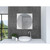 Salerno Mirror, Square Shape, Sandblasting Borders