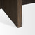48" White and Brown Stone and Solid Wood Round Coffee Table