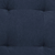 Sunset Trading Pixie Armless Accent Chair | Modular Sectional Seating | Navy Blue and Cream Fabric