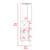 Salem Corner Bar Cabinet, Two External Shelves, Two Drawers