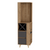 Salem Corner Bar Cabinet, Two External Shelves, Two Drawers