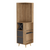 Salem Corner Bar Cabinet, Two External Shelves, Two Drawers