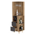 Salem Corner Bar Cabinet, Two External Shelves, Two Drawers