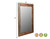 Five Piec Dark Brown Solid Wood Bedroom Set With Mirror