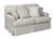 Sunset Trading Horizon Replacement Slipcover Only for T-Cushion Loveseat | Light Gray