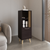 Vance 47" High One Door Cabinet with Two Open Shelves