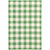 7' X 10' Green and Ivory Geometric Stain Resistant Indoor Outdoor Area Rug
