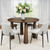 67" Walnut Solid Wood Oval Dining Table