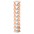 9Tier Narrow Entryway Shoe Rack 