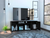 Prana Tv Stand fot TVs to 60, Four Shelves, Two Cabinets With Single Door