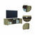 Prana Tv Stand fot TVs to 60, Four Shelves, Two Cabinets With Single Door