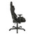 Black Adjustable Height Swivel Rolling Gaming Chair