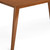 66" Brown Solid Wood Dining Table