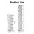8 Tier Vertical Shoe Rack Narrow Free Standing Storage Organizer