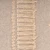 Homeroots Living Room 47" Abstract Stripe and Dot Upholstered Bench, Cream and Black