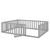 Gray Wood Queen Bed Frame