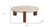 40" Natural and Oak Stone and Wood Round Coffee Table