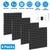 4 Packs Metal Pegboards Black Peg