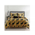 7 Piece Comforter Set Yellow Gold Black Sunflower Floral