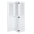 Sunset Trading White Shutter Wood Room Divider | Fully Assembled
