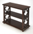 27" Dark Brown Two Tier Standard Bookcase