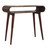 35" Brown Solid Wood Solid Console Table With Shelf And With Two Drawers
