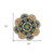 6' Ivory Round Wool Geometric Hand Tufted Area Rug