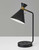 Asymmetrical Diabolo Black Metal Desk Lamp - 4512839457383