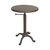 Homeroots Living Room 22 Inches Industrial Iron Round End Table, Industrial Finish