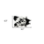 5' X 8' Black And White Cowhide Print Washable Area Rug