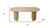 79" Natural Solid Wood Double Pedestal Base Oval Dining Table