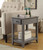 23" Gray Solid and Manufactured Wood End Table